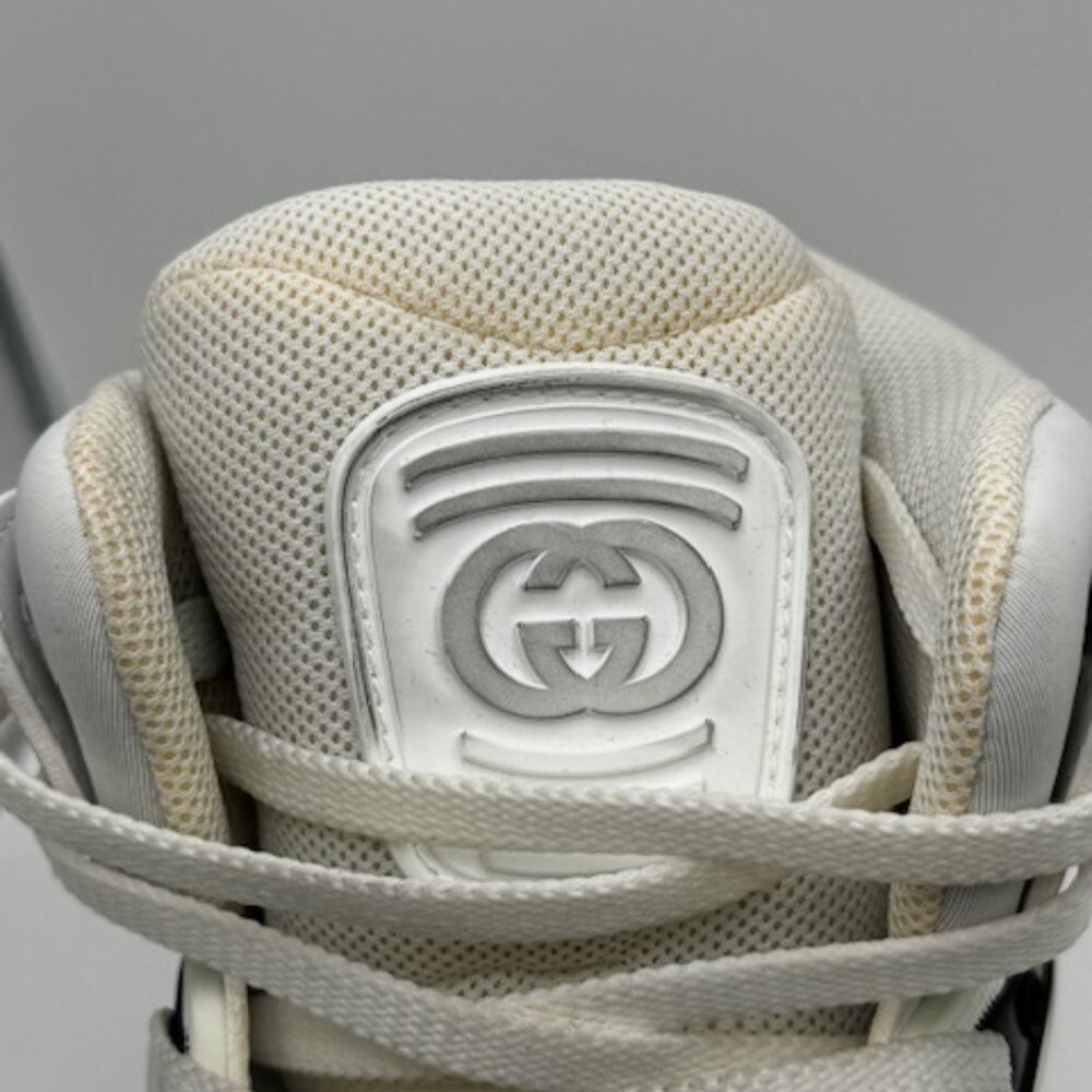 Gucci Men's Basket High-Top Sneakers 12 - Picture 10 of 11